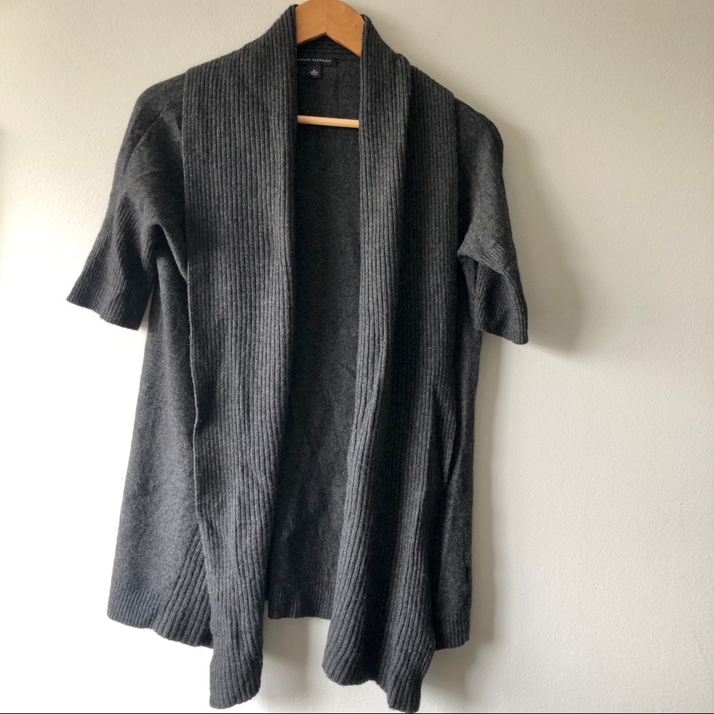Banana Republic Gray Wool Blend Cardigan Small